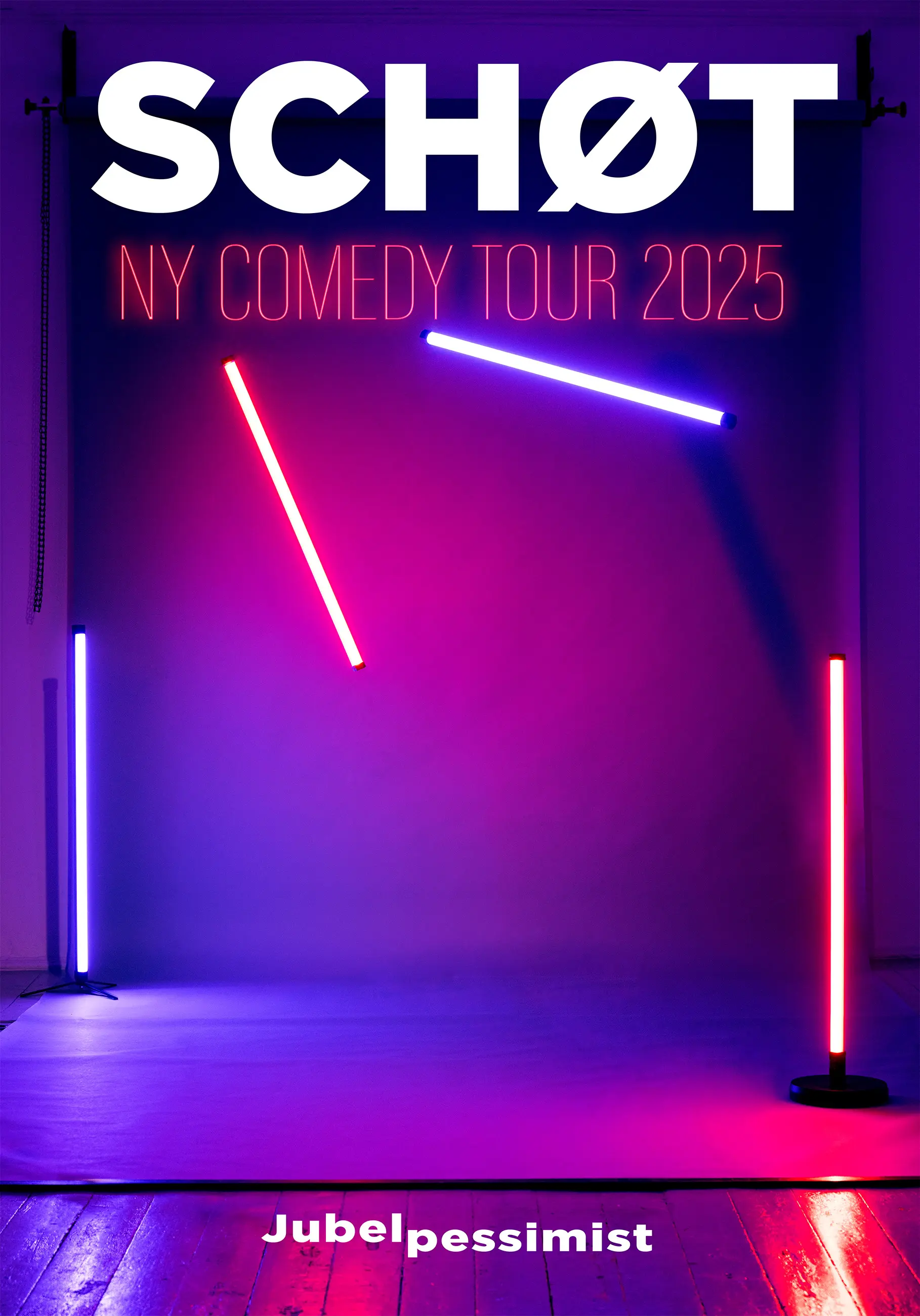 michael schøt ny comedy tour 2025 baggrund